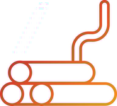 Industry Pipe Icon Style vector