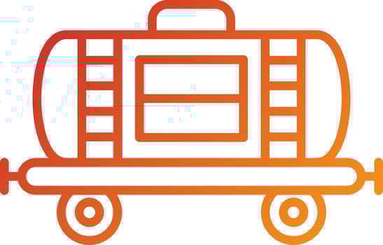 Industry Wagon Icon Style vector