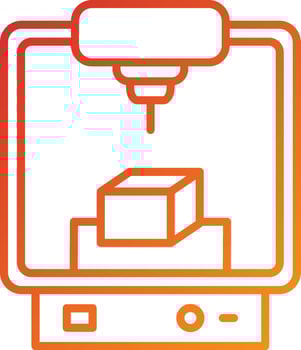 Engineering Printer Icon Style vector