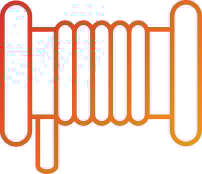Cable Roll Icon Style vector