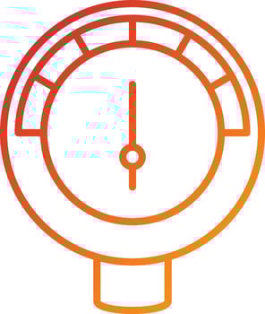 Gauge Icon Style vector