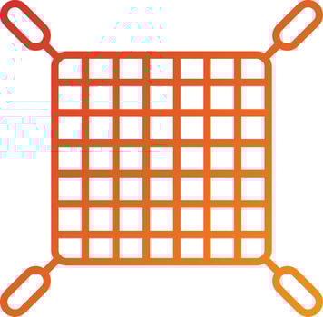 Cast Net Icon Style vector