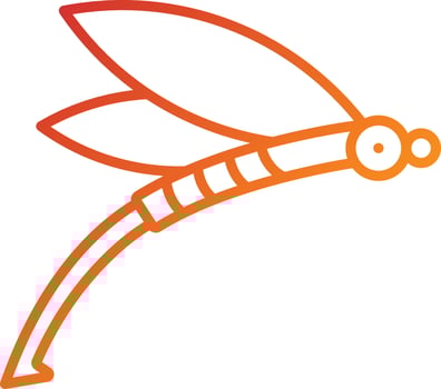 Fly-Fishing Icon Style vector