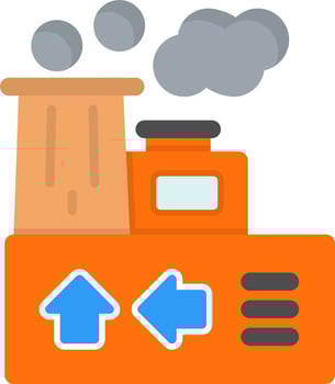 Geothermal Energy Flat Icon vector