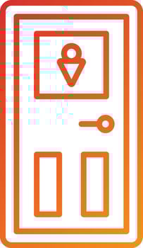 Toilet Icon Style vector