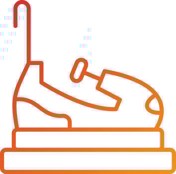 Bumper Cars Icon Style vector