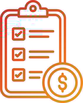 Money Order Icon Style vector