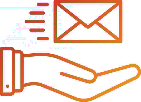 Postal Services Icon Style vector