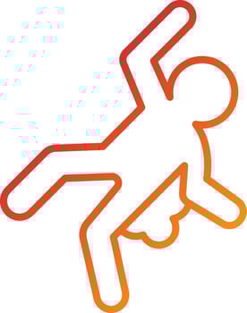 Killed Icon Style vector