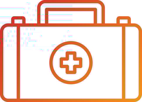 Medical Kit Icon Style vector