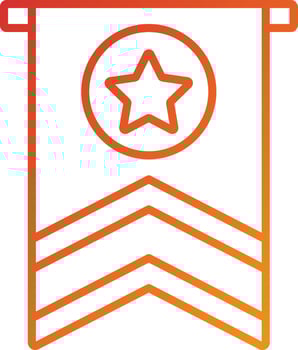 Rank Icon Style vector