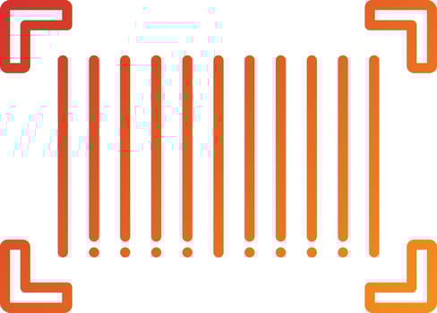 Barcode Icon Style vector