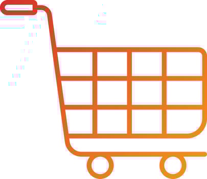 Shopping Cart Icon Style vector