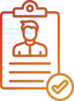 Good Resume CV Icon Style vector