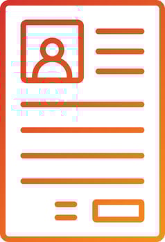 Job Application Icon Style vector