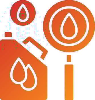 Search Oil Icon Style vector