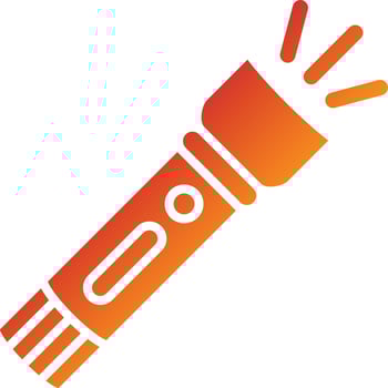 Flashlight Icon Style vector