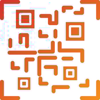 QR Code Icon Style vector