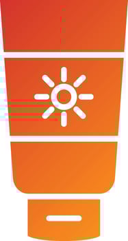 Suncream Icon Style vector