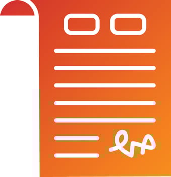 Agreement Icon Style vector