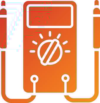 Multimeter Icon Style vector