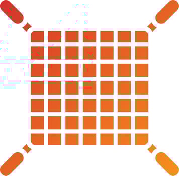 Cast Net Icon Style vector