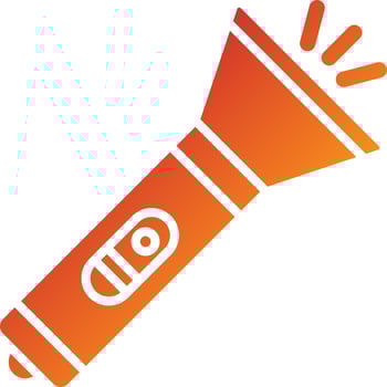 Flashlight Icon Style vector