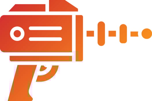 Laser Battle Icon Style vector