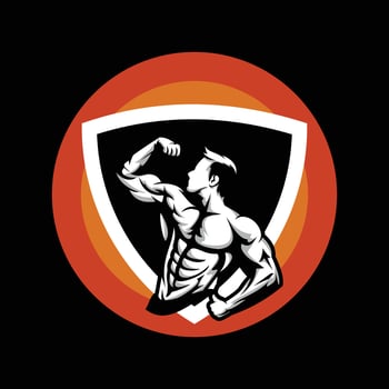 Fitness t shirt design vector