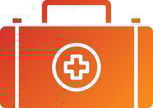 Medical Kit Icon Style vector