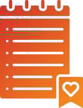Wishlist Icon Style vector