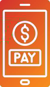 Pay Online Icon Style vector