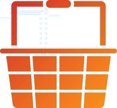 Basket Icon Style vector