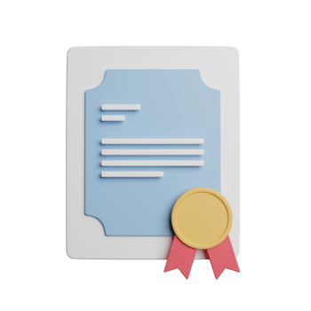 Cartificate Education Element png