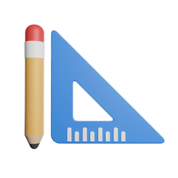 Ruler Pencil Stattionery Education Element png
