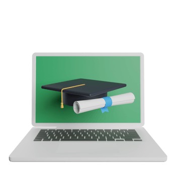 Online Learning Education Element png