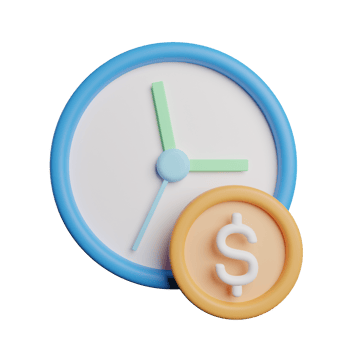 Time Is Money Finance Element png