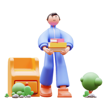 Back to school 3d Characters png