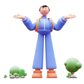 Back to school 3d Characters png