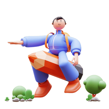 Back to school 3d Characters png