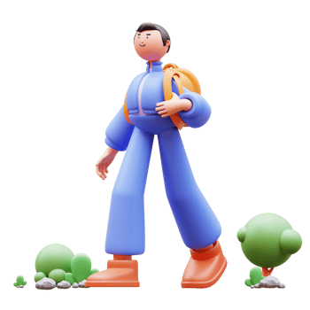 Back to school 3d Characters png