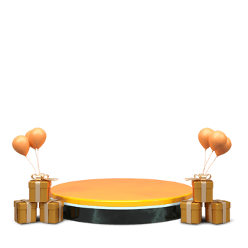 modern elegant 3d render podium for design png