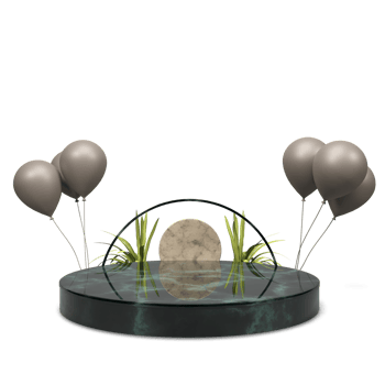 modern elegant 3d render podium for design png