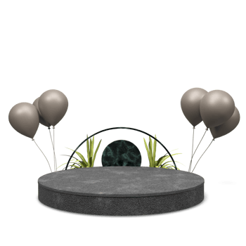 modern elegant 3d render podium for design png