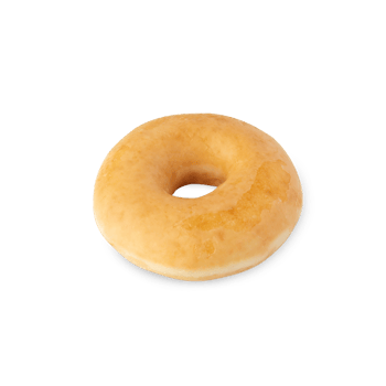 Glazed donut cutout, Png file