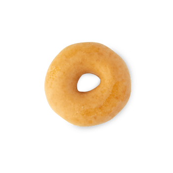 Glazed donut cutout, Png file