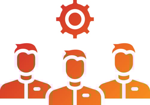 Company Culture Icon Style vector
