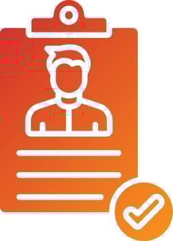 Good Resume CV Icon Style vector