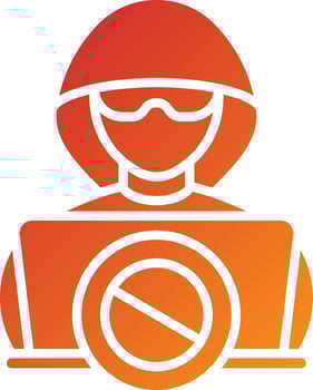 Anti Theft System Icon Style vector