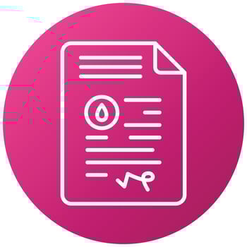 Oil Contract Icon Style vector